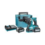 MAKITA aku bušilica-čekić XGT 40V HR002GM201 ,u setu sa 2 baterije 4,0 Ah, punjačem i koferom