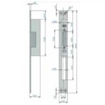 YALE-elektroprihvatnik-248x25x3-mm-8-12V-AC