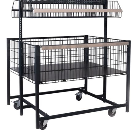 Dvostrani-stalak-na-kotačima-TEKO-MEGA-BASKET-sa-kočnicom-Dimenzija-100x120-cm-crni_