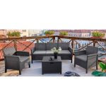 BICA vrtna garnitura Venezia 3, grafit siva - Slika 3