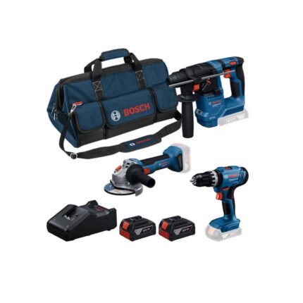 BOSCH-aku-set-alata-18V-GSB+GWS+GBH-sa-2-baterije-4,0-Ah-i-punjačem