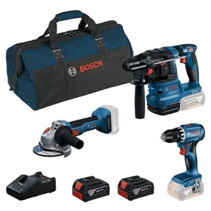 BOSCH-aku-set-alata-18V-GSR+GWS+GBH-sa-2-baterije-4,0-Ah-i-punjačem
