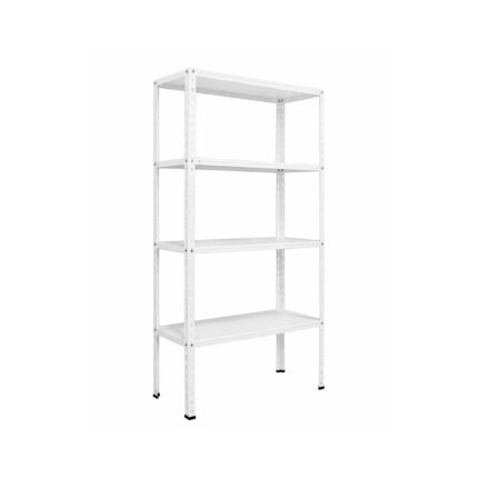 Metalna-polica-STANDARD-150x75x30-cm-sa-4-kata-75-1-kg-bijela