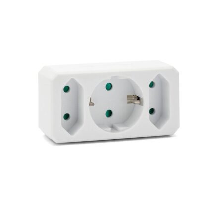 ADAT-DE-3-Razdjeljnik-struje-adapter-16A+2X6A-3-utičnice-bijeli