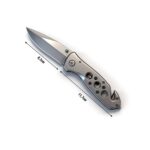 IG355 Preklopni džepni nož , sječivo l-8,3 cm, sivi - Slika 2