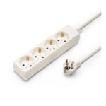 MULTIP-DE-4-Produžni-kabl-1,0-mm2x1-met-sa-4-utičnice-bijeli